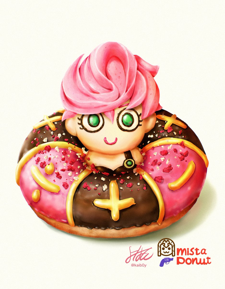 トリッシュ・ウナ 「かなり久しぶりのドーナツ( ³ ༥ ³∫」|よはんのイラスト