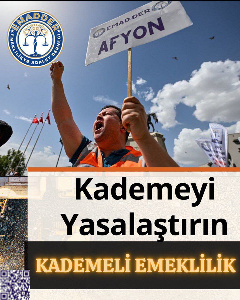 <a href="/tgrthabertv/">TGRT HABER</a> Kademe Bizim Kırmızı Çizgimizdir.
Bunu herkes çok iyi bilsin.
Bizim 1. Gün bahane edilerek tam 
17-20 yıl hakkımız çalındı.
O KADEME ÇIKACAKKKKKK ✊ 
<a href="/EmadDernegi/">EMEKLİLİKTE ADALET DERNEĞİ ⚖️</a>
#KademeKesinÇözüm