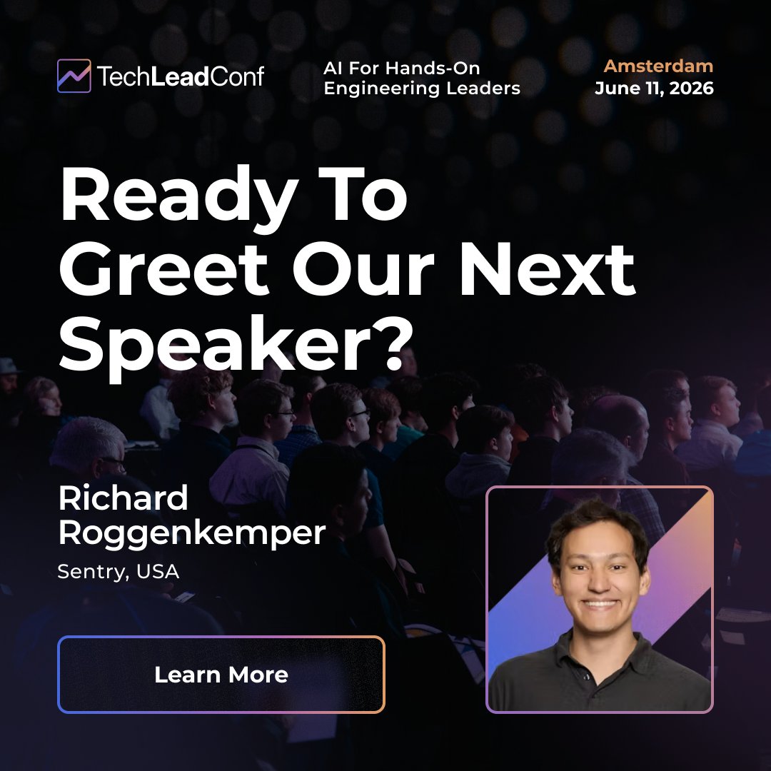 TechLead Conference tweet media