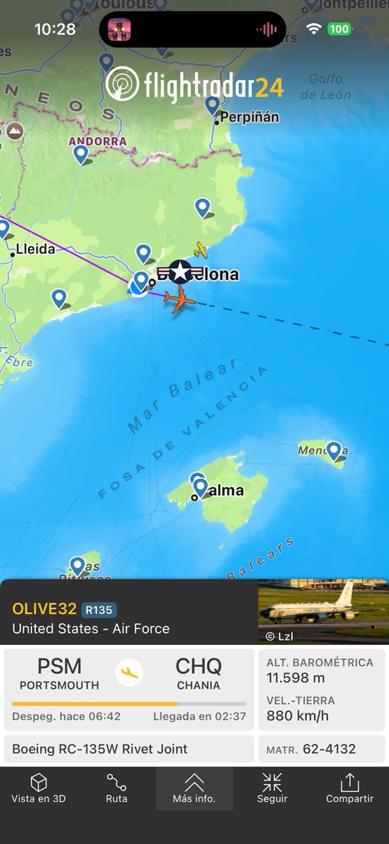 lospr30e's tweet photo. @FlightradarCAT https://t.co/9lJpvao0KO