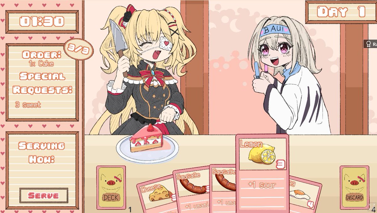 PronouncedCeero's tweet image. I worked as the co-programmer for Haachama's Cooking Chaos, so I was nothing short of ecstatic to see Shiori give it a go and enjoy it. I feel like I've levelled up and gained +7 CONFIDENCE. Thanks for the feedback. 
#ShiorinOnAir

sailor-ares.itch.io/holojam-7