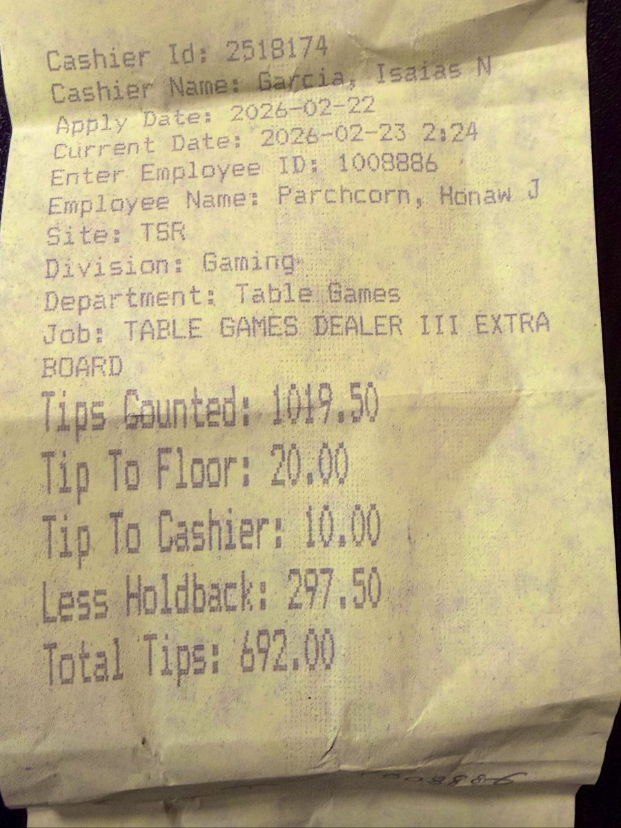 I speak 🗣️ what I want into my reality! I said I wanted to make a G tonight at work and I did for sure! Always believe what you say!! Your words are magic!but RICKY HIL later tonight. So happy it’s my Friday!