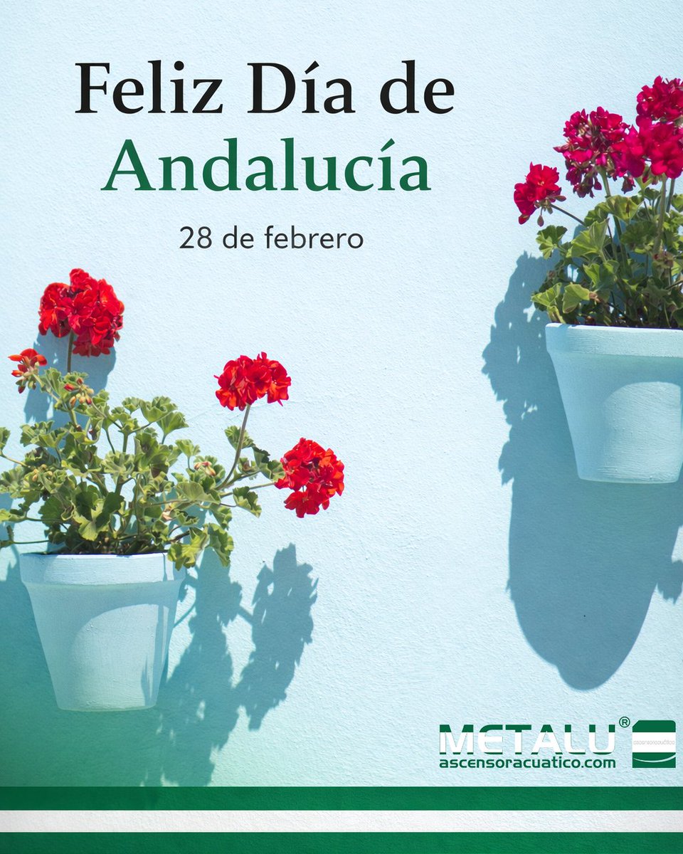 💚 28 de febrero, Día de Andalucía 💚

Tierra de talento, compromiso y buenas personas.

Desde Andalucía diseñamos y fabricamos soluciones que llevan la accesibilidad a piscinas de todo el mundo, porque creemos que disfrutar del agua no es un privilegio.