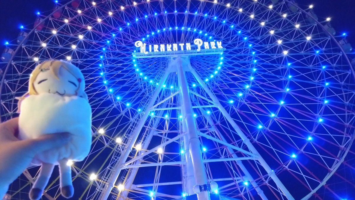 締めは観覧車🎡 #lovelive #ファンフェス #虹ヶ咲