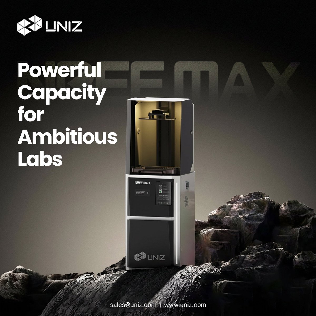 UNIZTechnology's tweet photo. NBEE MAX is built for high-output dental laboratories.
Large build volume and industrial stability support consistent batch production.
Scale confidently with dependable performance.
🔗 https://t.co/Qj7aOtQHdX
📩 sales@uniz.com
#UNIZ #NBEEMAX #DentalLab #HighVolumePrinting https://t.co/d1nOKztNwy