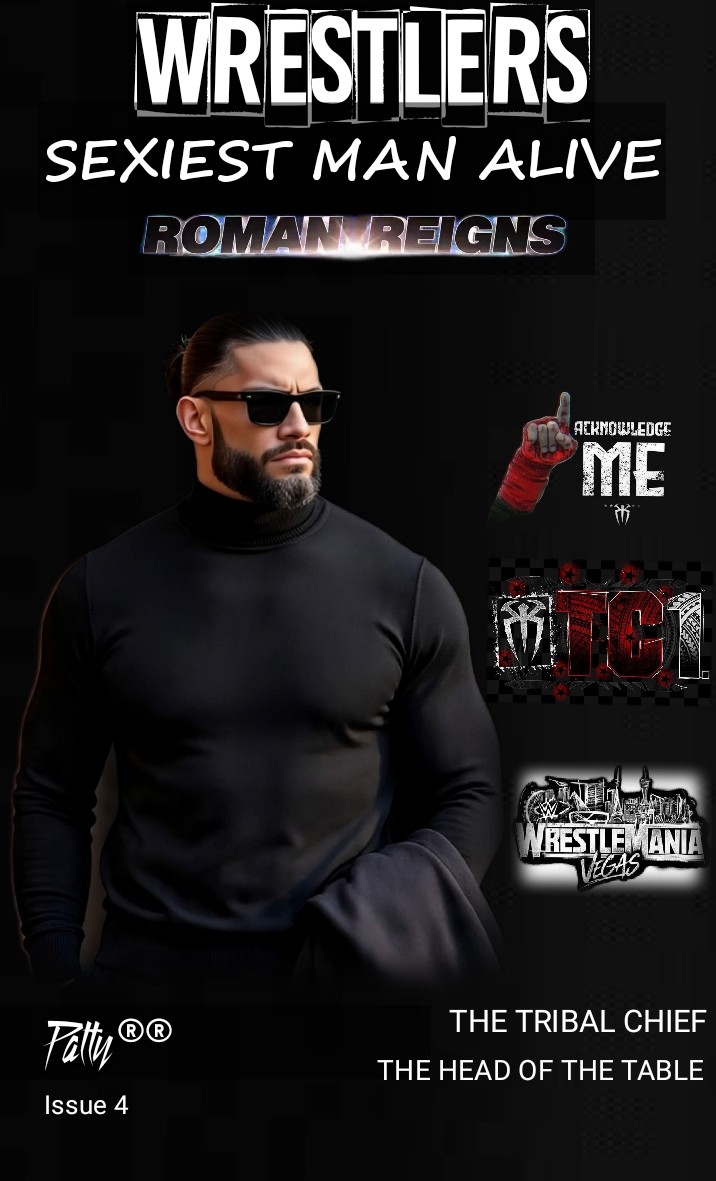 DerksenPatty's tweet image. Issue 4
SEXIEST MAN ALIVE  💯
#ROMANREIGNS
#SEXIESTMANALIVE
#UNPARALLELED
@WWERomanReigns 
❤️☝️🤙💯
🔥🔥🔥🔥