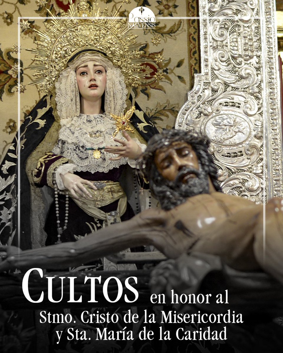 CULTOS EN HONOR AL STMO. CRISTO DE LA MISERICORDIA Y STA. MARÍA DE LA CARIDAD. 

#PN2026 #PassioNaevensis #Cantillana 

'Cada latido en Passio Naevensis':
passionaevensis.blogspot.com/2026/02/cultos…