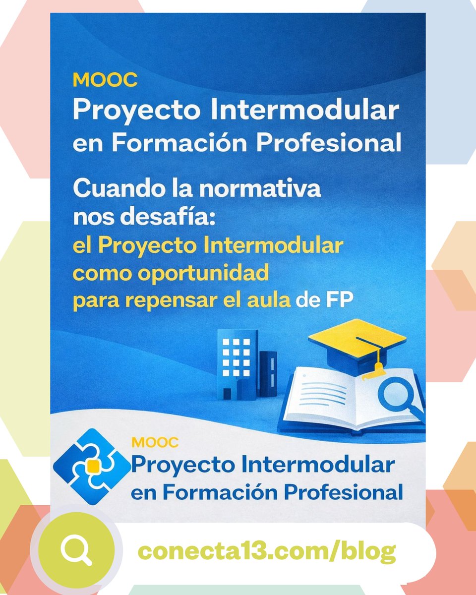 Conecta13's tweet photo. Cuando la normativa nos desafía, podemos quedarnos en la queja… o repensar el aula.
En nuestro blog analizamos el alcance pedagógico del #ProyectoIntermodular y el salto que supone trabajar con ABR y ABP en #FP.
🔗 https://t.co/9Vzd8r9xNo
#ProyectoIntermodularDualiza https://t.co/U5lhE6evtP