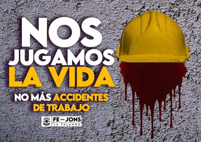Trabajar no puede ser un riesgo para la vida.
Por unas condiciones laborales seguras y dignas para todos los trabajadores españoles.
