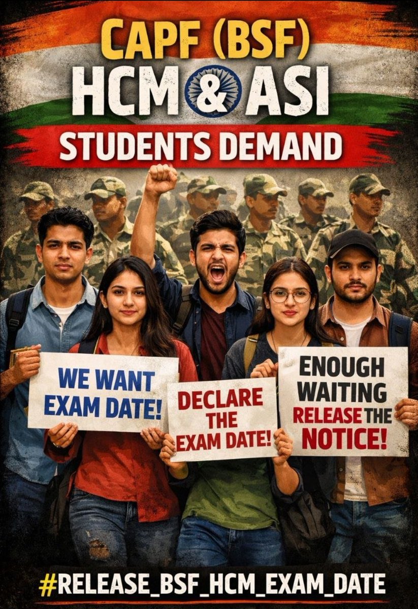 iam_rohit12's tweet photo. #Release_BSF_HCM_Exam_Date
@HMOIndia 
@BSF_India 
@RahulGandhi https://t.co/T3UHnXAcdN
