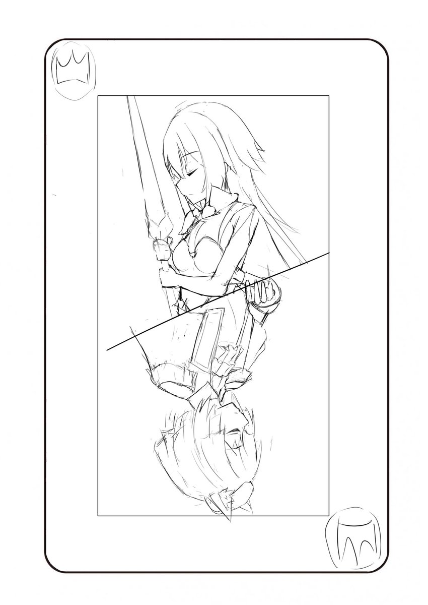 ちょっと真面目な絵を描いてる