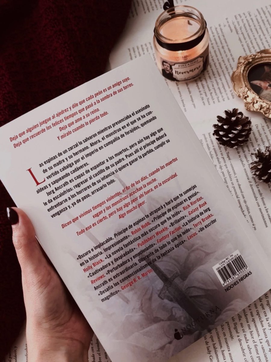 ✨ Noctámbulos, ¡os traemos un nuevo SORTEO INTERNACIONAL! ✨

Podéis ganar un ejemplar de #PríncipeDeEspinas de <a href="/Mark__Lawrence/">Mark Lawrence</a> ❤️‍🔥

BASES:
-💜 y 🔄 esta publicación
-Síguenos: @nocturnaed
-Menciona a un amigo
-Termina el 3/3
-Un ganador en 📸 y otro en X

¡Suerte! ✨