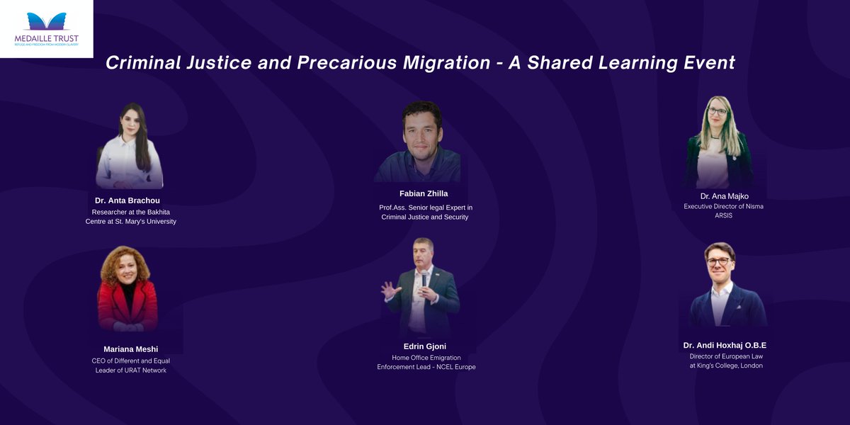 MedailleTrust's tweet photo. Bridging perspectives. Strengthening UKโAlbania cooperation.
On 10 March 2026, Medaille Trust convenes the 3rd Shared Learning Event on Criminal Justice & Precarious Migration in London.
๐ Register: https://t.co/3Pb0hj4d8Q
#SharedLearning #MigrationDialogue #UKAlbania https://t.co/kzsCwFnUqE
