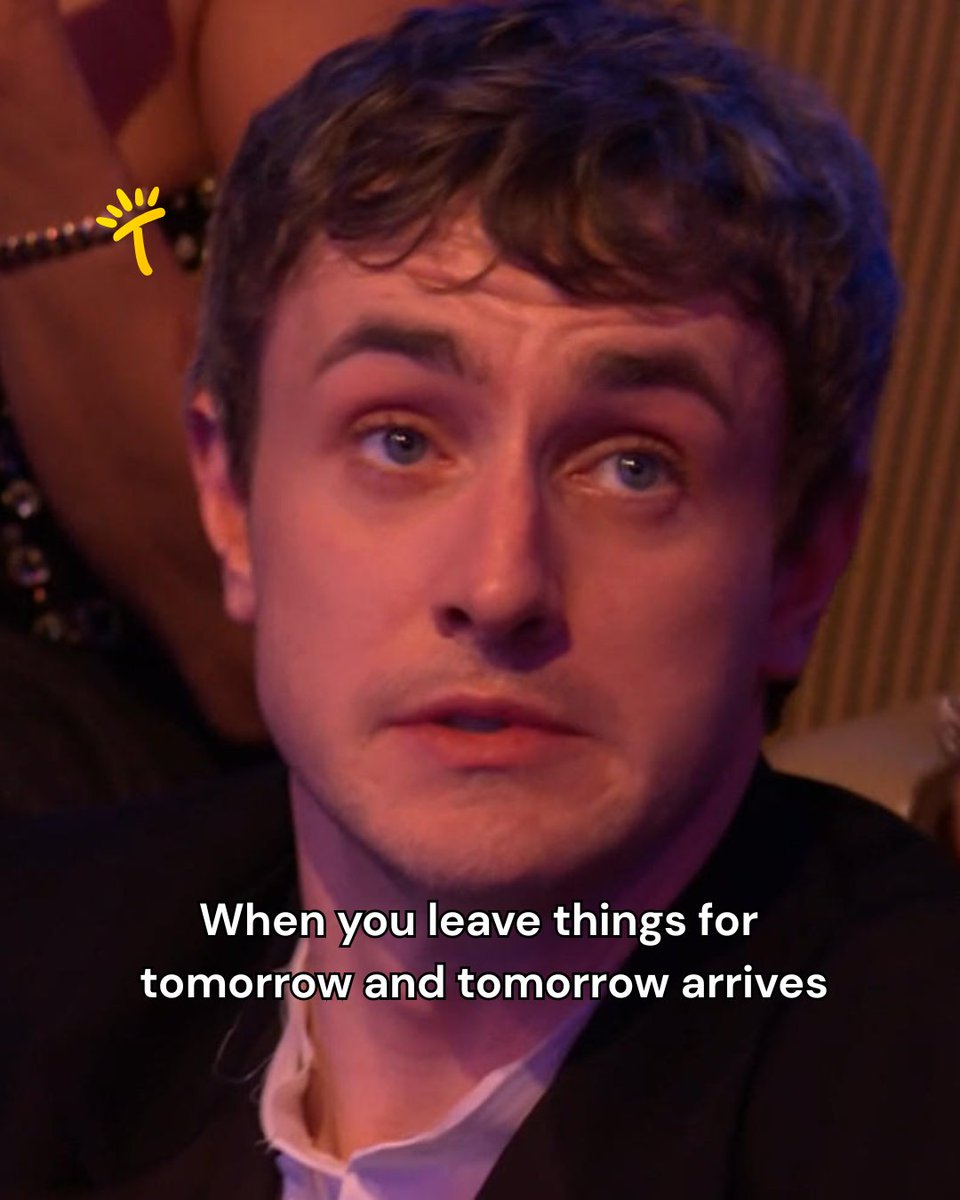 TodayFM's tweet image. Happy Monday 🫠

Paul Mescal was called out for being on his phone during the BAFTAs last night… and honestly, we’re feeling pretty similar this morning 🤣

#BAFTAs #PaulMescal #Comedy