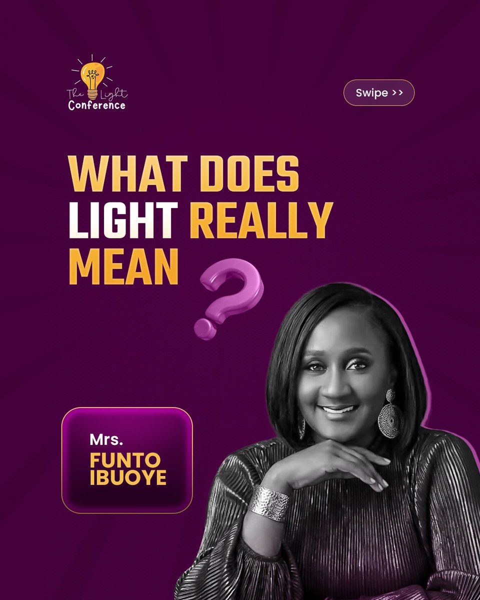 TheLightConf's tweet photo. As Christians in the marketplace, we are to shine our LIGHT in our different career sectors so that men shall see Christ in us and desire to know Him. At The Light Conference (TLC) 2023, Mrs. Funto Ibuoye talks about the meaning of LIGHT and what each letter stands for. https://t.co/8XvGfs5DTm