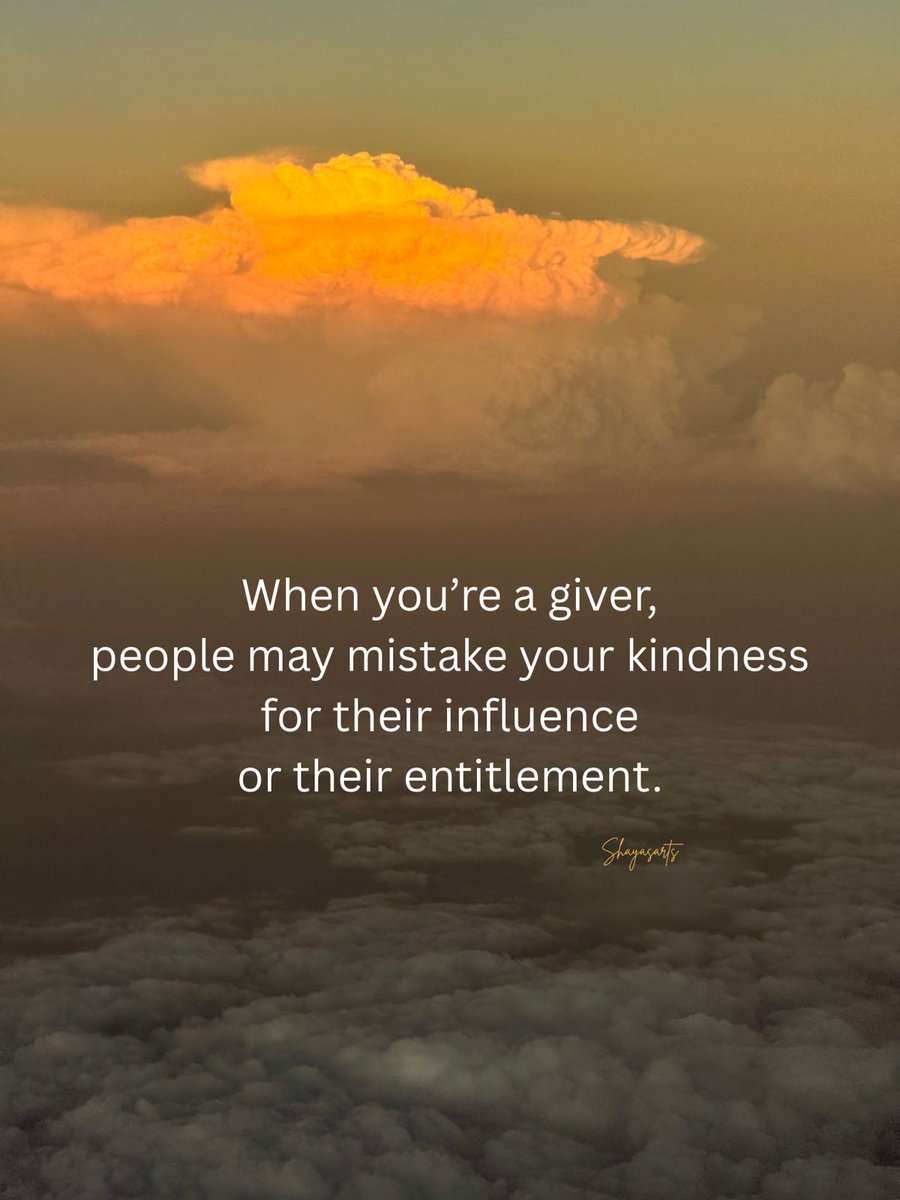 When you’re a giver, some people mistake your kindness for their influence or their entitlement.

<a href="/prachipareekh/">Prachi Pareekh</a>