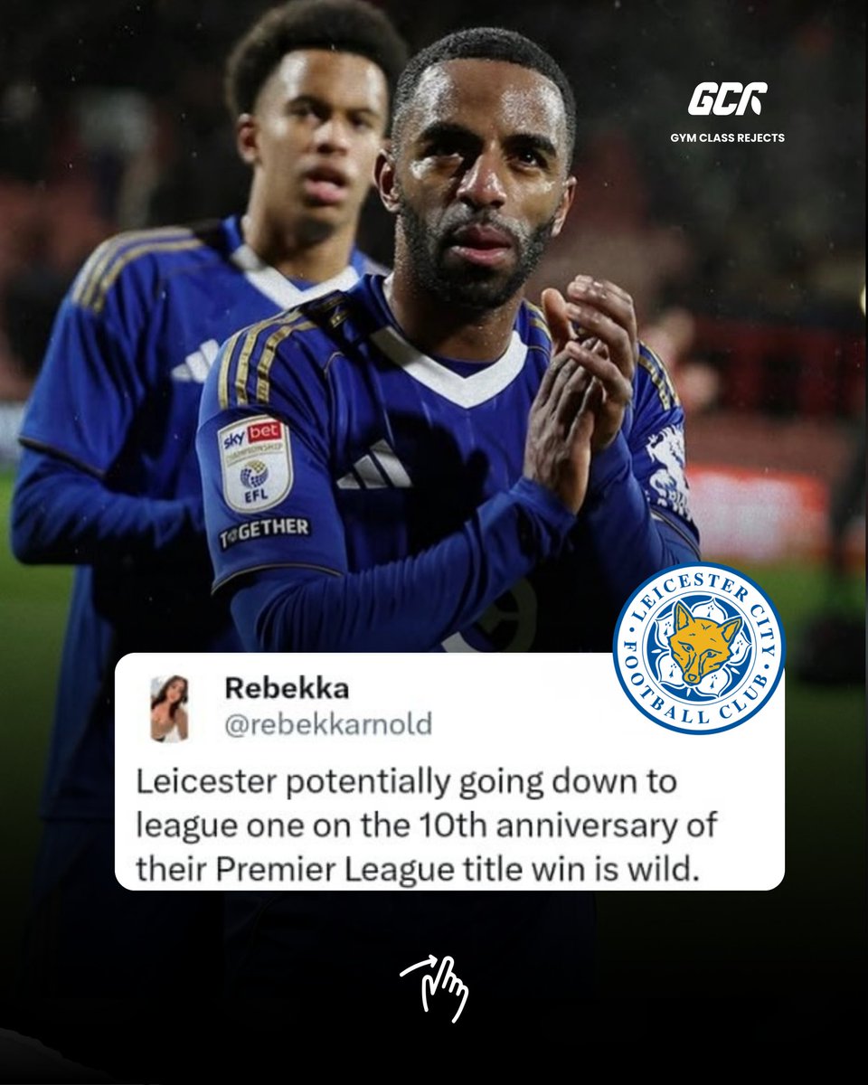 🚨🚨 | 10 YEARS after shocking the world…
Leicester City could be relegated to the THIRD TIER of English football.
What happened?