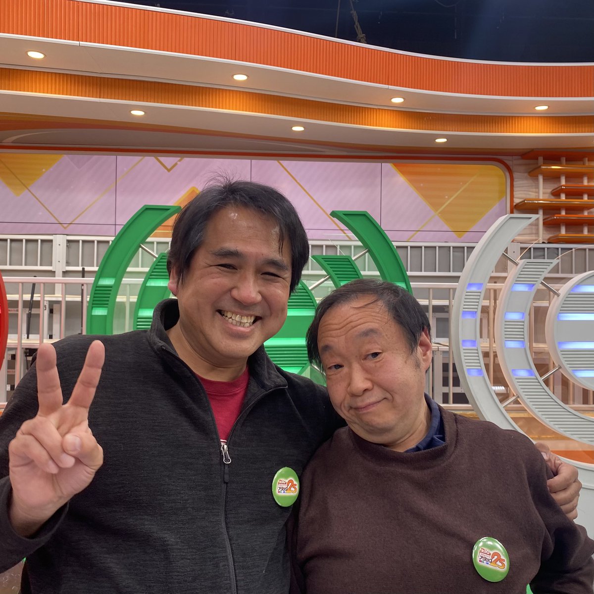 中学生時代からの盟友の紀美江ちゃんが『アタック』に出ると言うので応援に。
残念ながら負けてしまったけど、これで彼女が一区切りつけないならそれはそれでよかったかな（笑）
10代の頃にすごく良くしていただいた西澤さんにも久しぶり再会。『ウルトラ』のスターの前ではミーハーになってしまう！