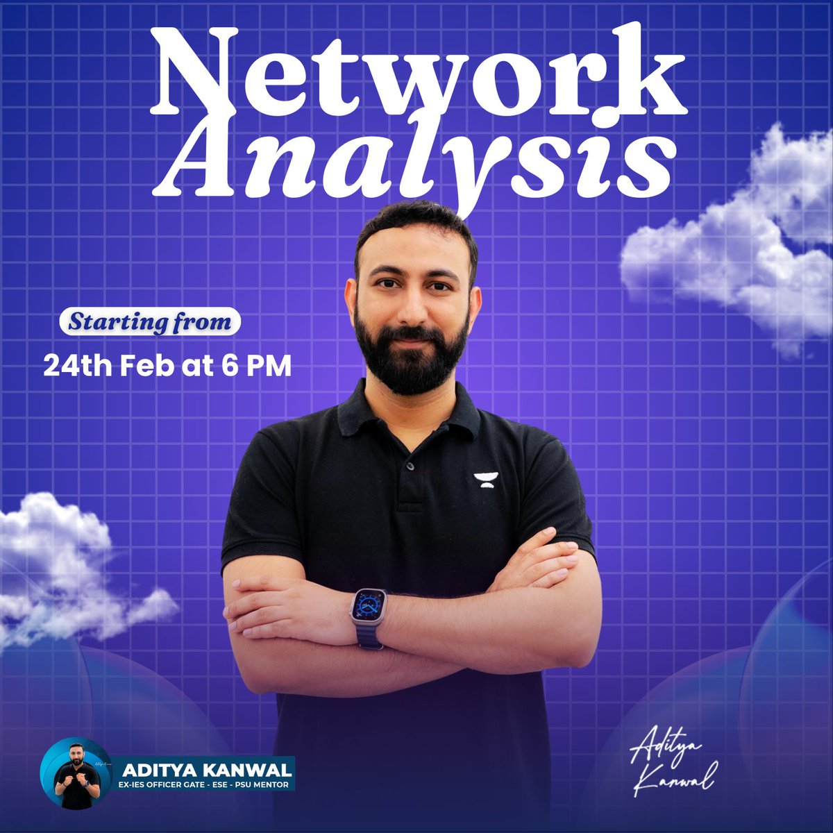 IESAdityaKanwal's tweet image. Network Analysis

📅 24th Feb | ⏰ 6 PM

Strengthen your fundamentals.
Elevate your preparation.

🔗 Link in bio.
Stay tuned.

#NetworkAnalysis #GATE2026 #ESE2026 #PSUPreparation #EngineeringEducation #ConceptClarity #AdityaKanwal #IESAdityaKanwal #GateMentor #ESEPreparation