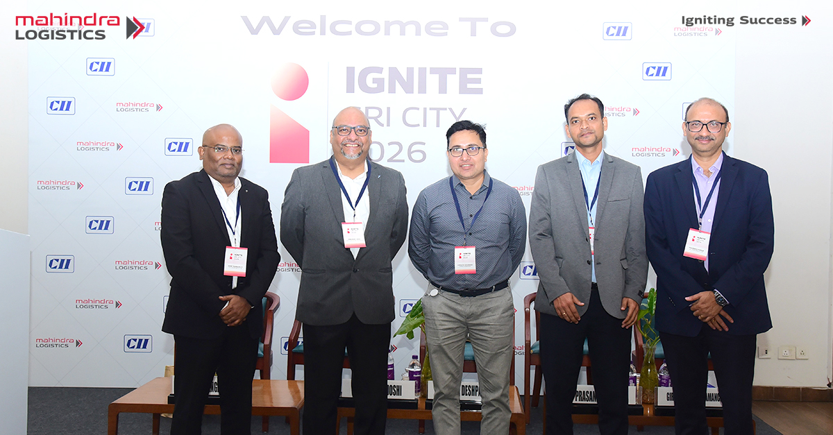 Mahindralog_MLL's tweet photo. Ignite, our knowledge series dialogue held in Sri City in partnership with CII, brought together industry leaders to discuss the shift from viewing logistics as a cost centre to recognising it as a competitive edge in modern manufacturing. #MahindraLogistics #IgniteSuccess https://t.co/itLFEmRjtW