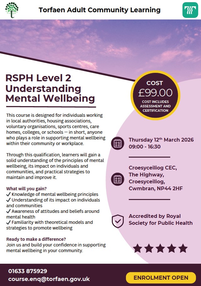 Torfaen Adult Community Learning tweet media