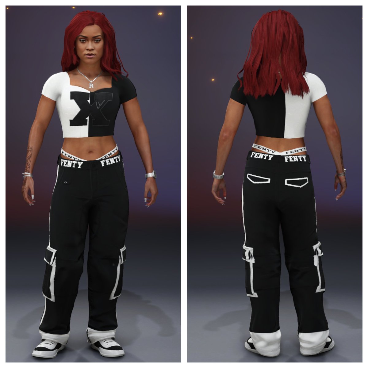 CJ_CAD50's tweet photo. Rihanna now available in #wwe2k25 (Current Gen)
Tags:
#Defjam2k25 
#CAD50 
#Wrestlebars 
.
@rihanna
@DefJam 
@WWEGames 
@wrestlebars
@cornellgunter_
.
.
 #scorpionsoldiergaming #Rihanna  #defjamworldwar  #defjam #wwegames https://t.co/IqECNgvbxp