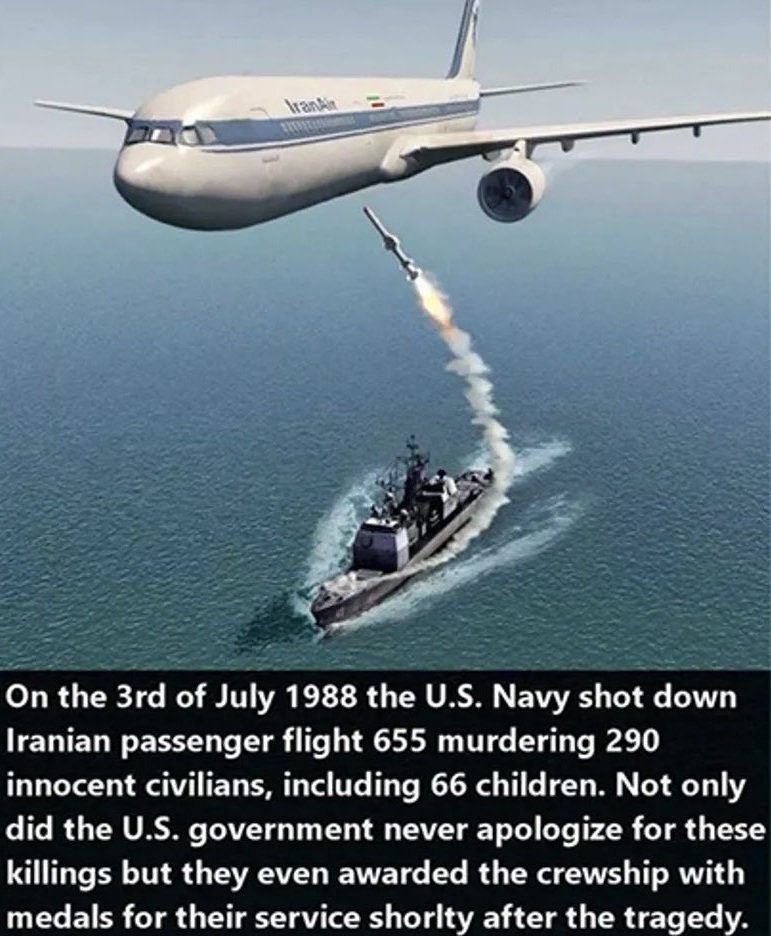 IRAN HAS NEVER DONE THIS TO AMERICAN CIVILIANS, SO WHO IS A TERRORIST?