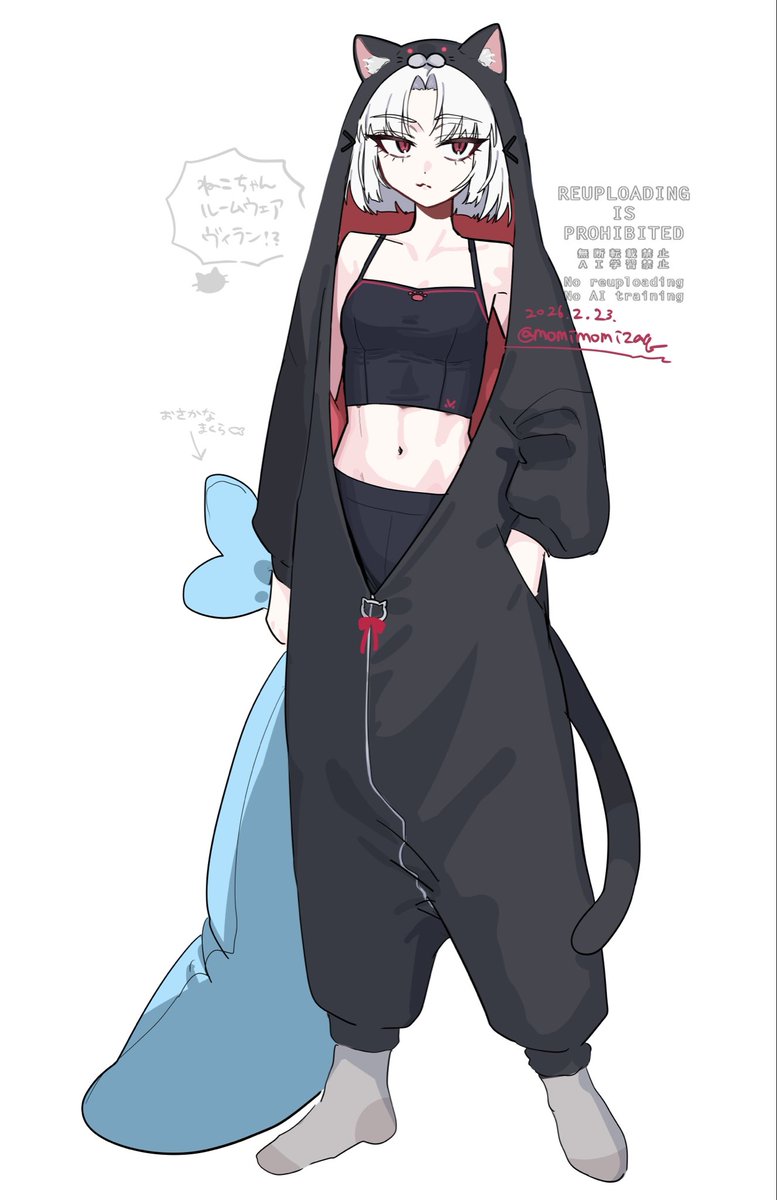 退勤後!?🐈‍⬛🎀🐟 