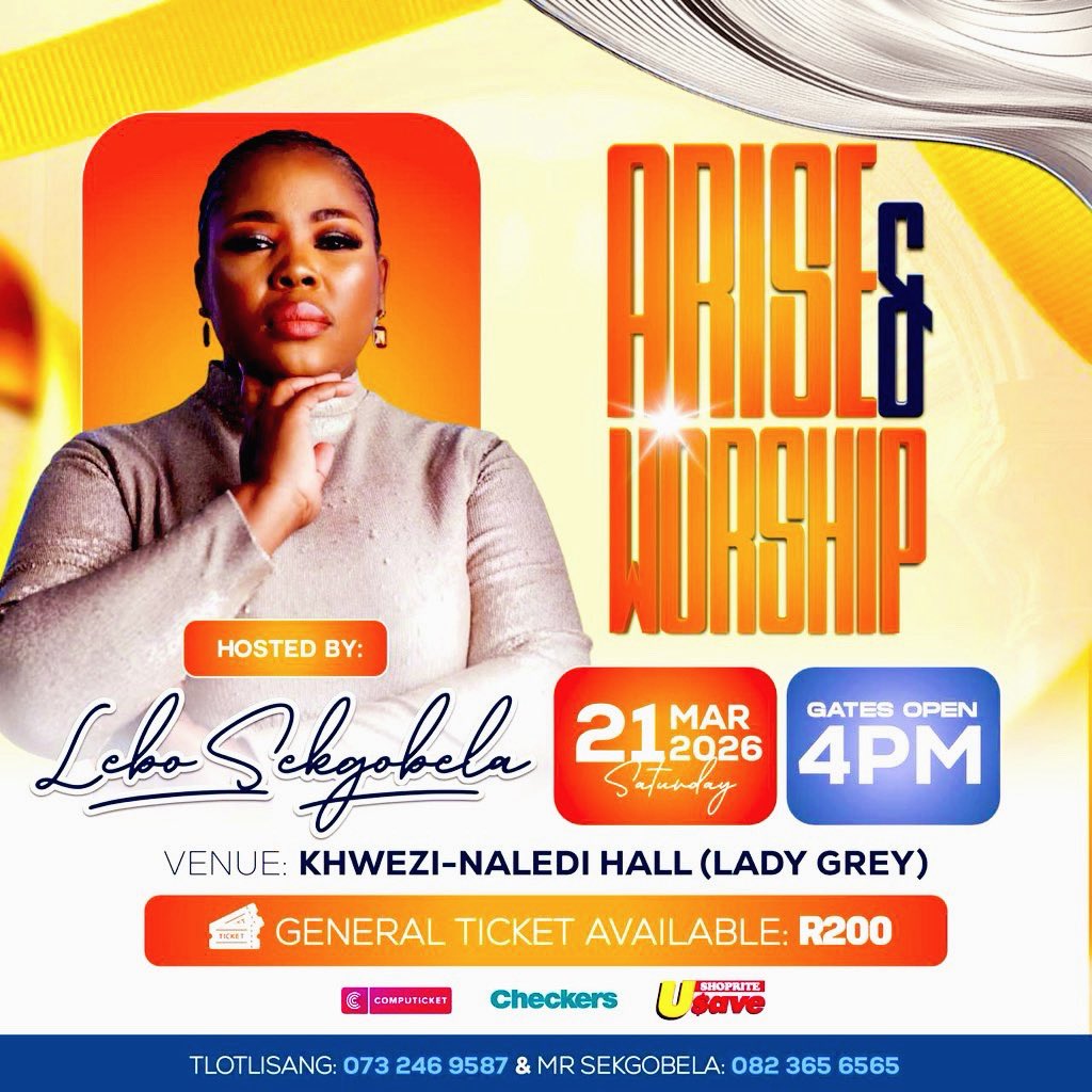 SekgobelaLebo's tweet photo. Lady Grey! 

We have a date on the 21st of March! 

Tickets available via  Computicket or via Shoprite/Checkers stores! 

https://t.co/SpBJMuszj0

I can’t wait to see you ❤️🙏🏿 https://t.co/pLfDempGkI