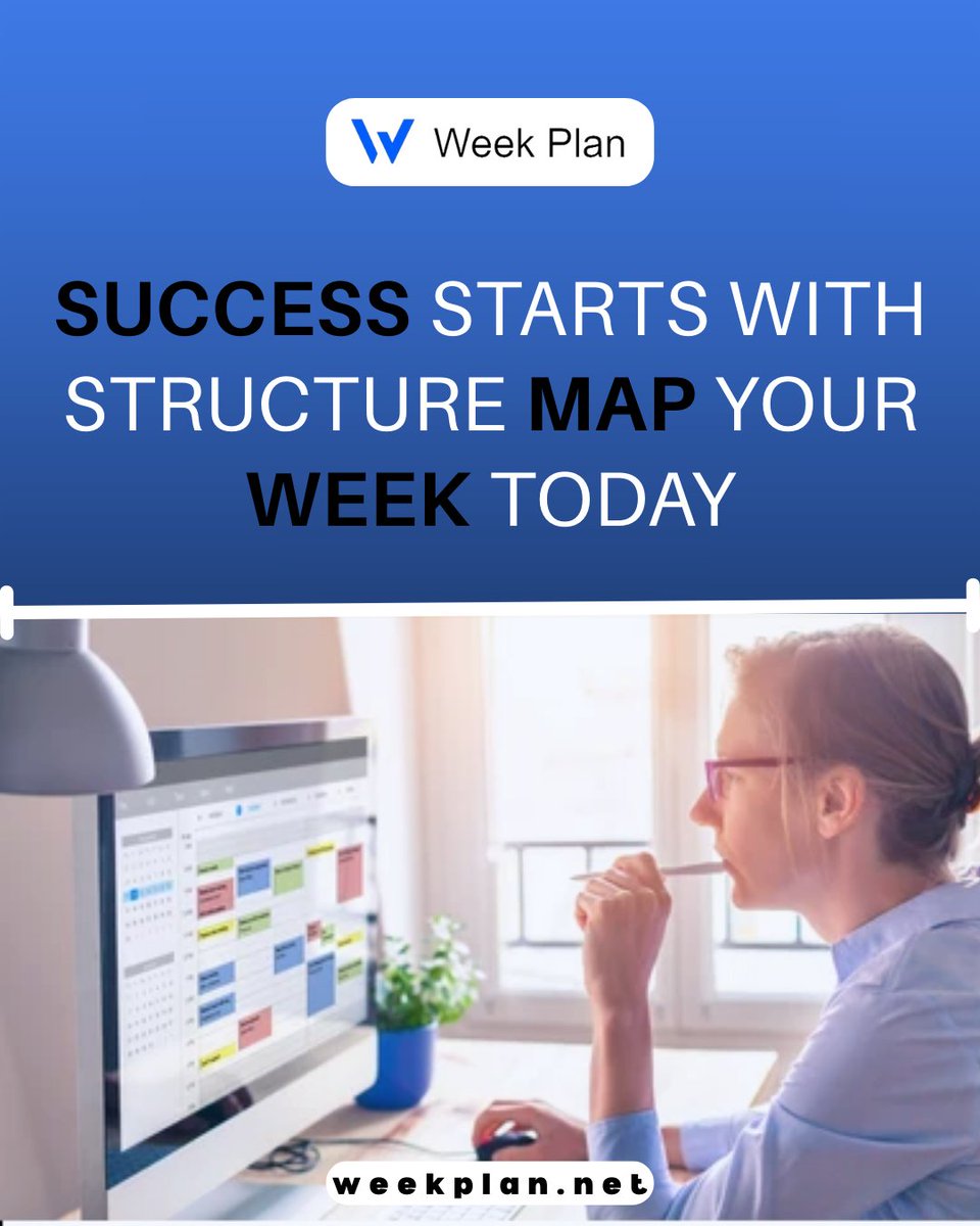 Week Plan (web app) tweet media