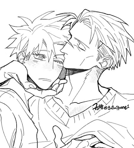 하루 힘냈으면 보상으로 57의 뽀뽀를 원하는 구구빵...

57
五七
고죠나나
GONANA