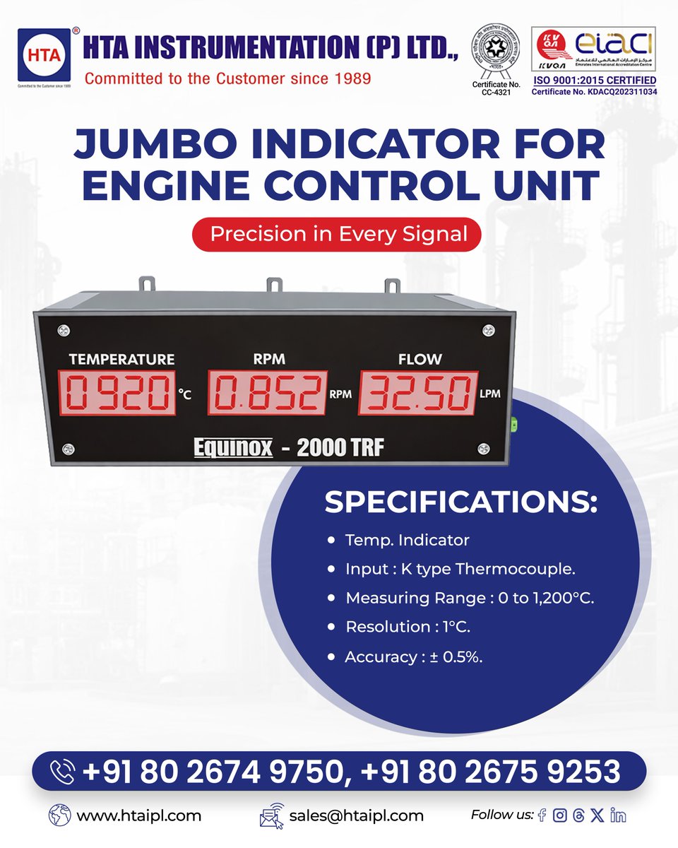 HTA Instrumentation Pvt Ltd tweet media