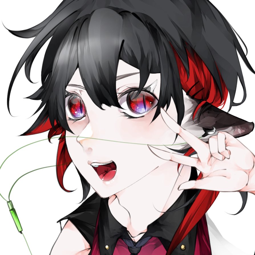 Towl_u's tweet photo. まだ顔しか描いてないけどさり気ない幸の薄さ出た気がする。
(最初の2枚がNew！)

前よりもパーツの納得感あって良い。良い衣装考えるからね〜 https://t.co/auPs08CozJ