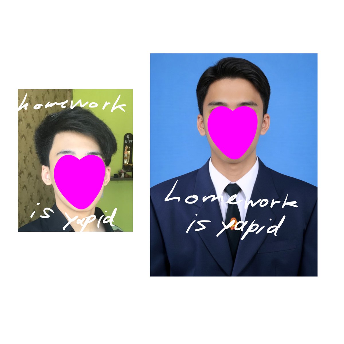 รับแต่งรูปติดบัตรนศ.❤️🩹🚏 ตัดต่อรูป ทำการบ้าน tweet media