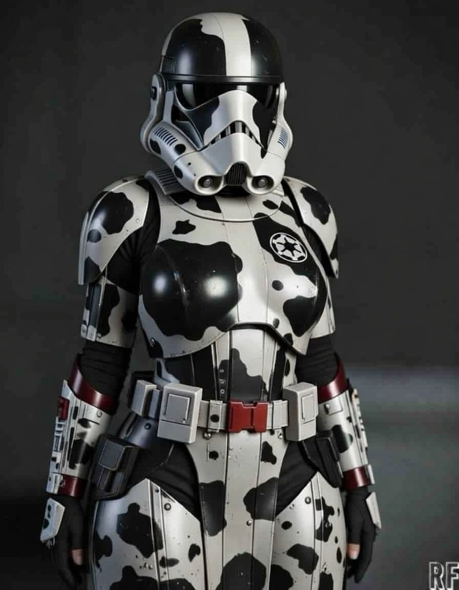 Mission uniform when Empress <a href="/CocksleevePadme/">Empress Padme_Amidala</a> and her Goddess <a href="/TogrutaGoddess/">Goddess Ahsoka Tano (2dfd~)</a> send the cow to support the Imperial troops.