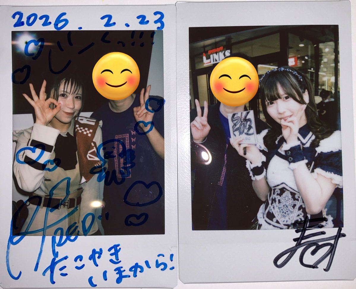 RED-i楽しかったなー🥰 りんりんとチェキ撮ってダッシュでロイロイの