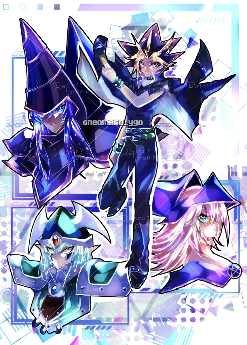 #OCGファンアート
遊戯ボーイと下僕たち
ブラマジとエル剣とガールちゃん何とか強謙用のアクキーとステッカーになりそうです