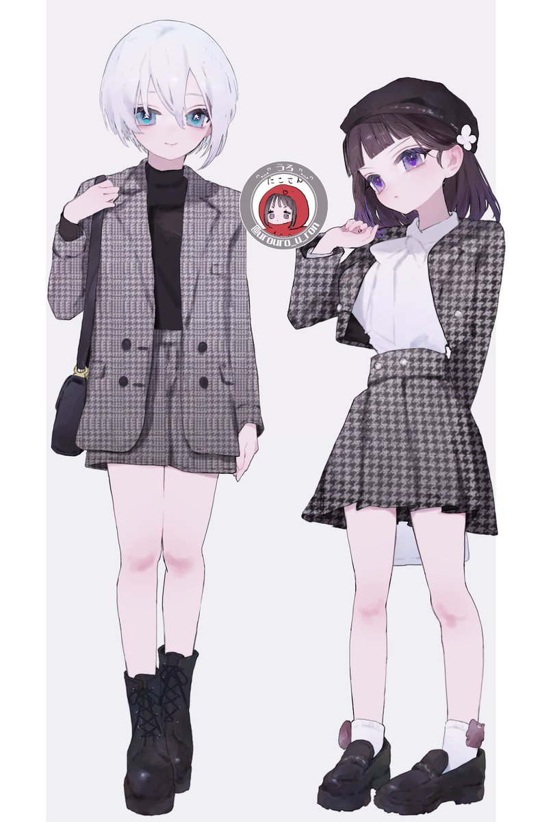 #自分で生み出した一次創作オリジナルキャラを流そう 
🐰🐝🐬🐙