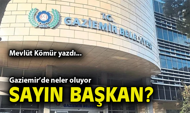 Gaziemir’de neler oluyor Sayın Başkan? oncusehir.com/gaziemir-de-ne… 

<a href="/GaziemirBel/">Gaziemir Belediyesi</a>