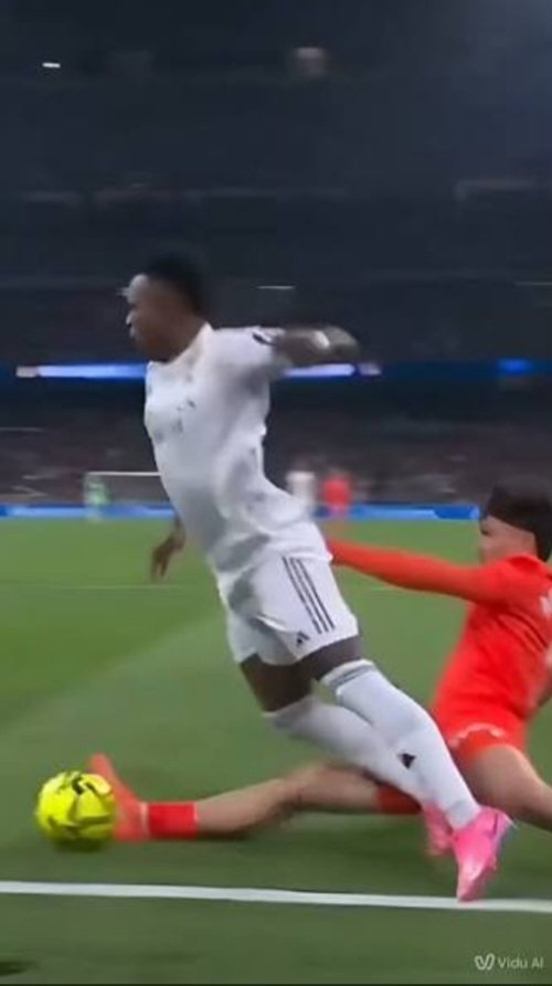 Lógica merengola:

✅️ Aunque Vinicius exagera, Aramburu termina tocándole y es penalti claro.
❌️ Courtois le pisa, pero Budimir exagera y no es penalti.

Hipocresía pura y dura.