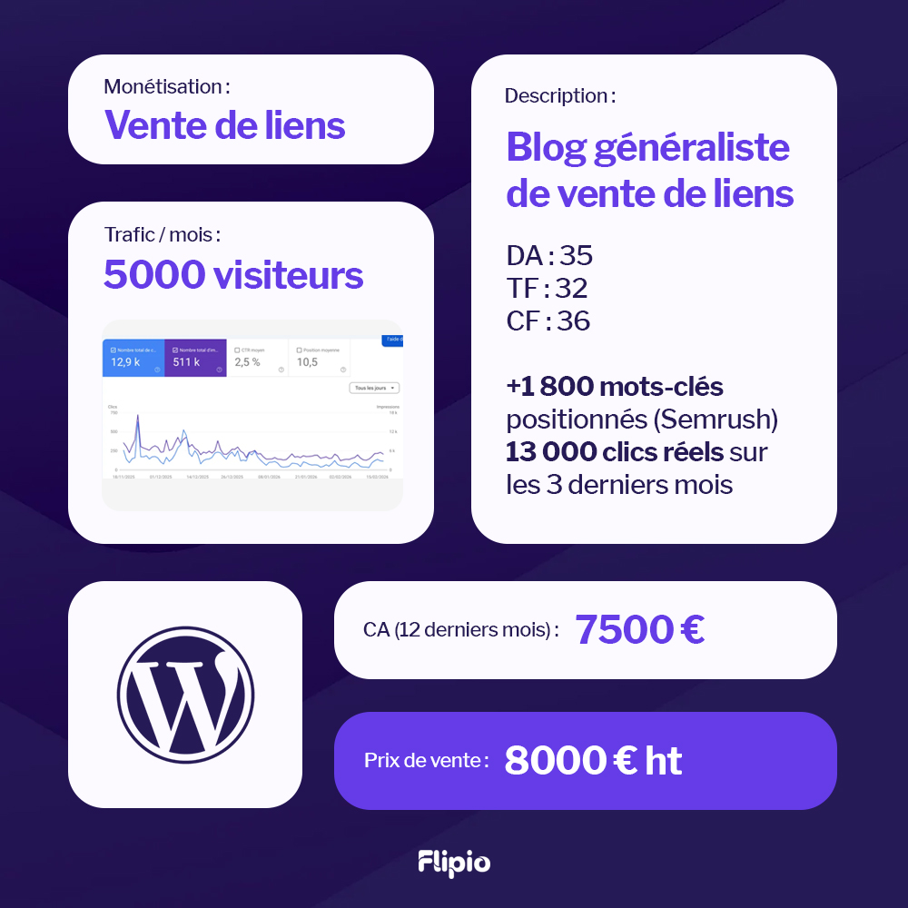 flipio_fr's tweet photo. En vente sur Flipio :

Blog généraliste de vente de liens

Plus d'infos : https://t.co/kJudzVU2fY https://t.co/gJ44t7py3F