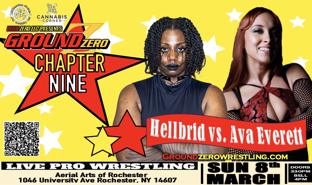 SteelCageNews_'s tweet photo. Informa @Ground_Zero585 de un combate entre @AlphaHellbrid contra @AvaEverett_ en el evento "Chapter nine" del próximo domingo 8 de marzo https://t.co/qOl9IXQ7wj