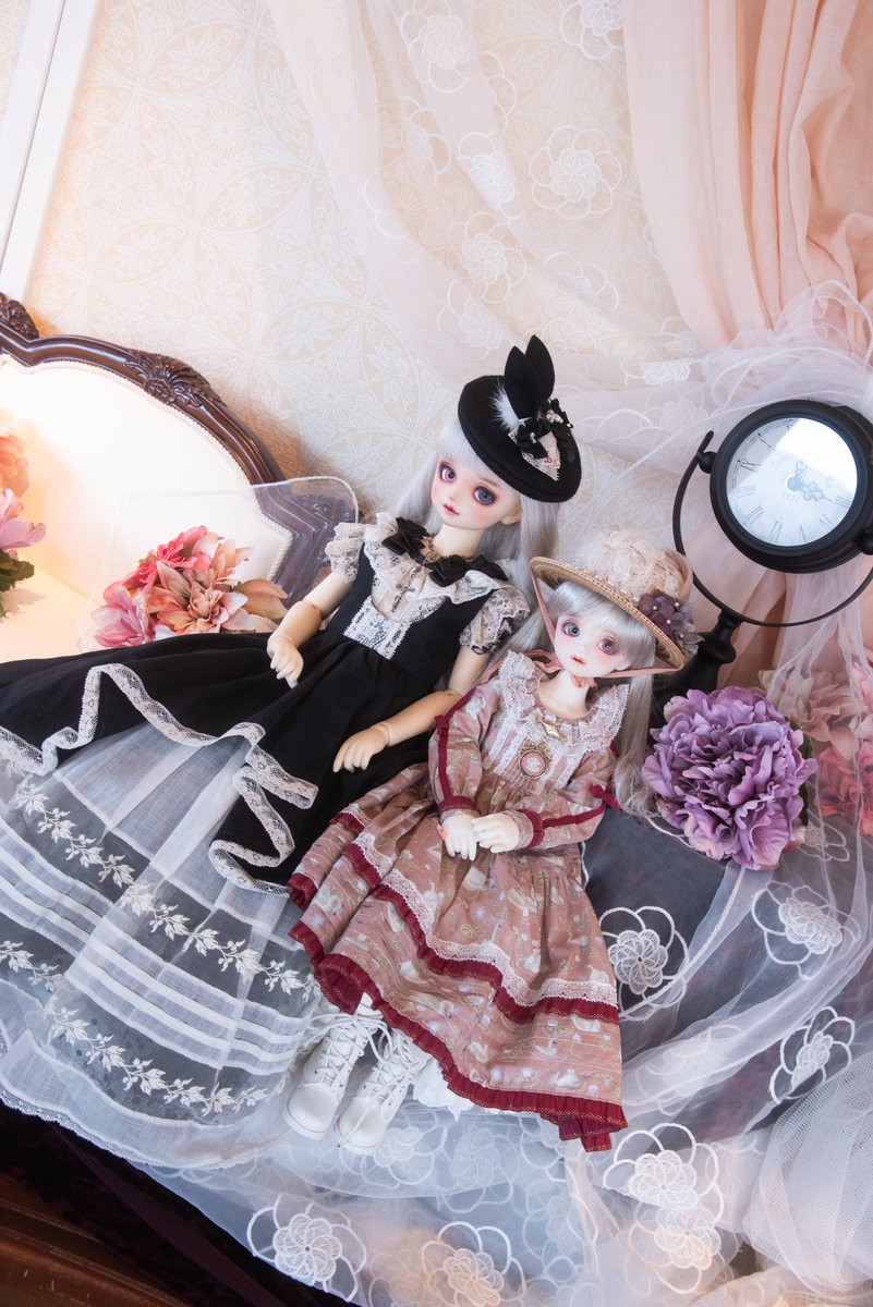 石ちゃん＆妹ポジの真霧ちゃん。うちの双子よりキリッとめの表情で大人