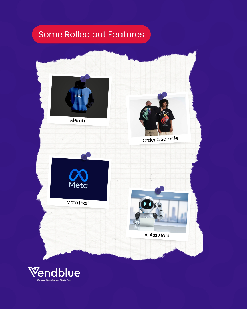 vendblue's tweet photo. We are building with you in mind, and here’s a list of what’s coming next; more creativity, more product choices and more ways to express your brand.

And this is only the beginning, we are building Vendblue to help you sell smarter and earn consistently. 💙

#Vendblue https://t.co/rqxasrwQt5