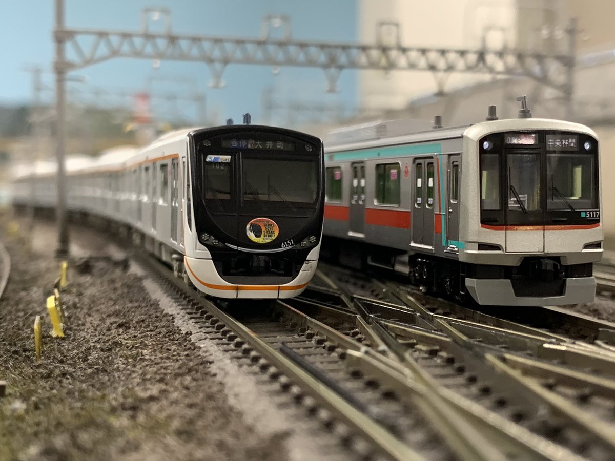 大阪】本日ご来店のお客様 東急田園都市線5000系大井町線6020系です