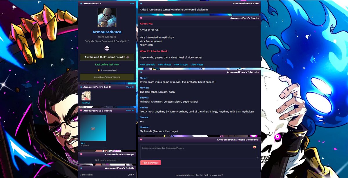 Púca 💀 Skeleton VTuber 💀 tweet media