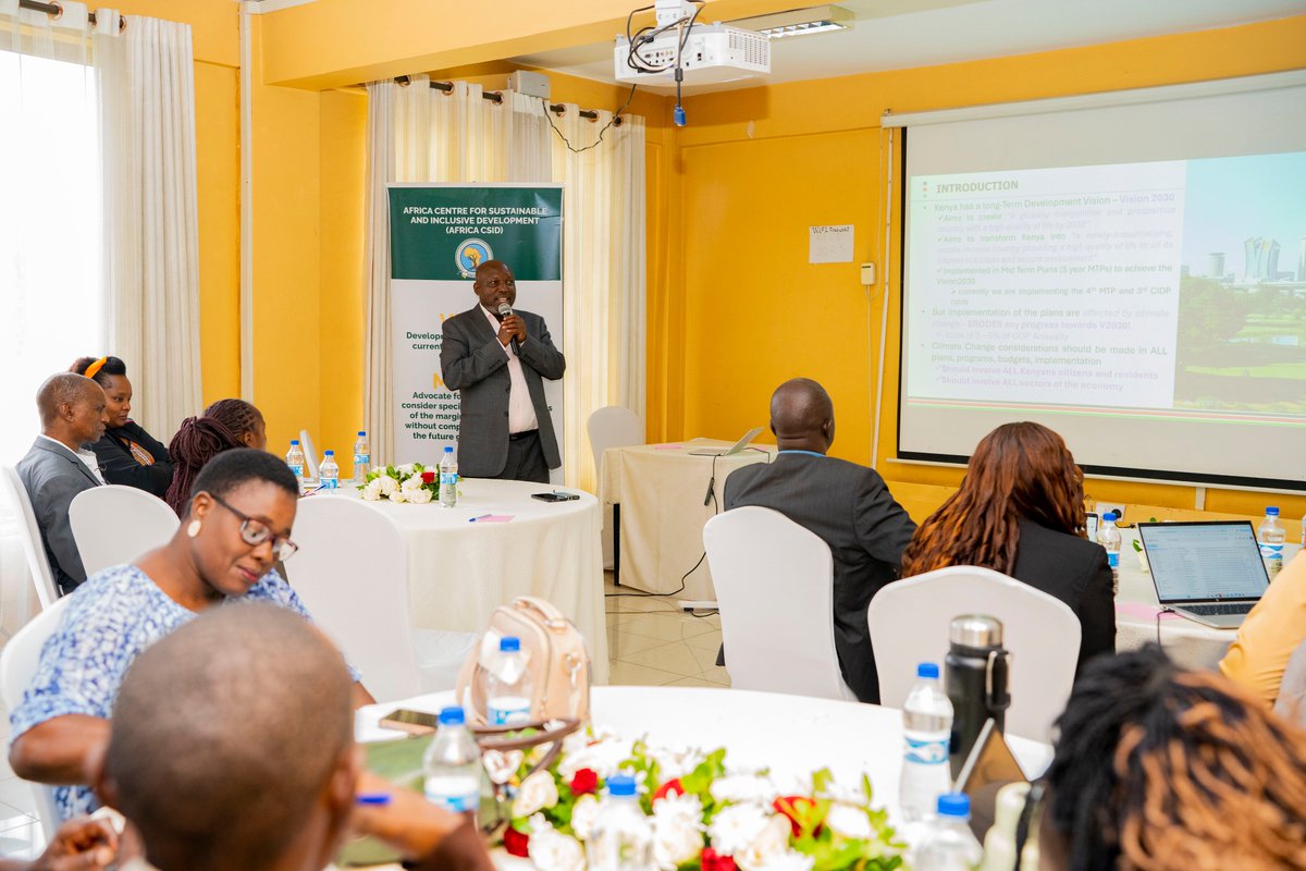 africacsid's tweet photo. Day one of the final leg of #NGCCAP mainstreaming has begun in South Eastern .
We’re hosting county reps, CSOs, youth, PWDs & gender champions for a 3-day workshop on inclusive, gender-responsive climate action — supported by @gender_ke @EnviClimateC_Ke & @ndcpartnership https://t.co/jd9lgE5UQB