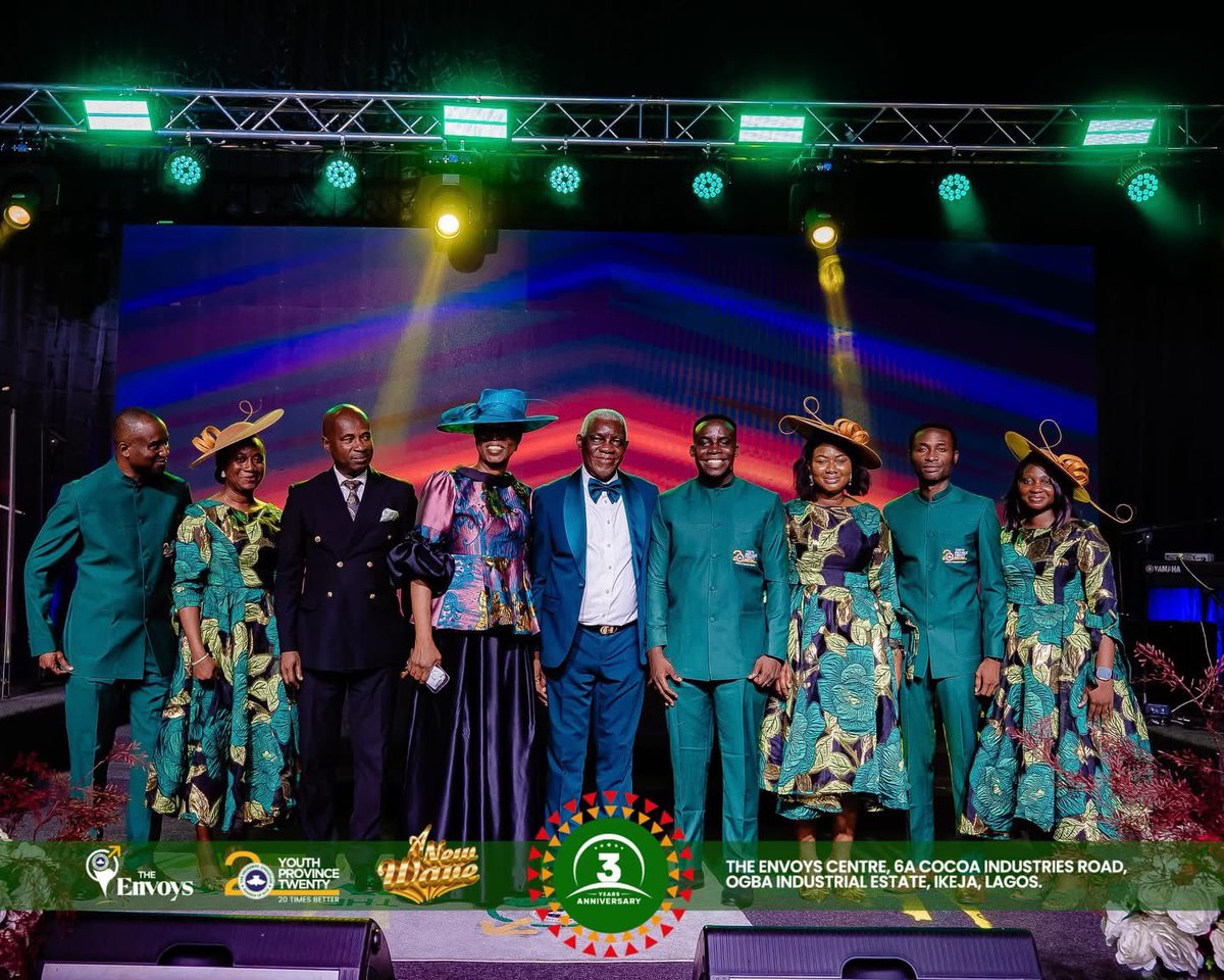 Youth Province 20 <a href="/rccgyptwenty/">RCCG YOUTH PROVINCE 20</a> was officially inaugurated yesterday during our 3rd anniversary by our father Daddy Adeyokunu and our pastor in charge of Region 35.

Blessings were pronounced upon us, and we are ready to take off and take the city because we carry 20 times better