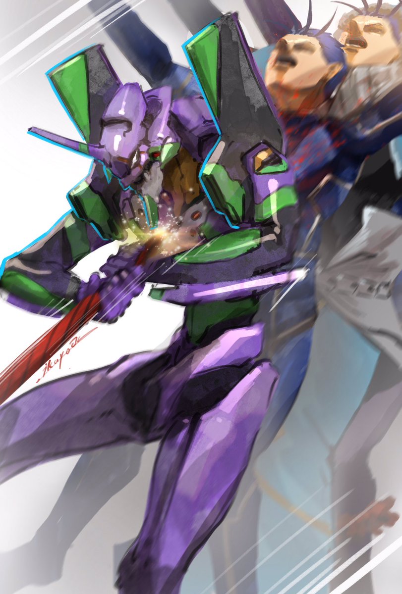 ikuyoan's tweet image. その時！初号機の行動がクーフーリンを襲う