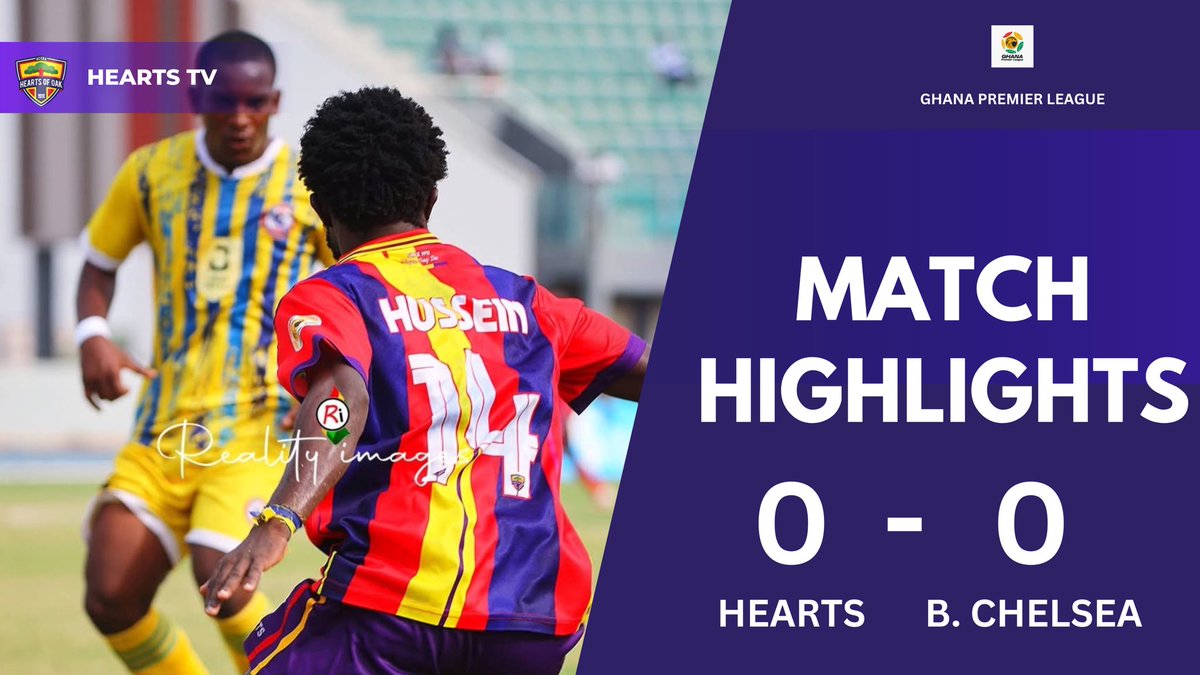 HeartsOfOakGH's tweet image. 🎥 MATCH HIGHLIGHTS

Relive the key moments from Hearts vs Berekum Chelsea at Legon.

youtu.be/tyN3M245qBg

#HeartsOfOak #GPL #MatchHighlights